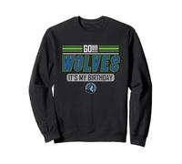 NBA Minnesota Timberwolves Go ES ist Mein Geburtstag Wolves Logo Sweatshirt