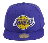 NBA Mitchell Ness Los Angeles Lakers Original Violet Snapback Plat Bill Chapeau