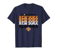 NBA My Heart Belongs to The New York Logo Stack T-Shirt