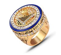 NBA pour 2016-2017 Golden State Warriors championnat bague réplique 9-12 pleine taille Fan souvenirs mouvement basketball anneau avec boîte en bois, 11