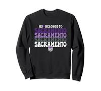 NBA Sacramento Kings Mon cœur Appartient à Sacramento Stack Sweatshirt