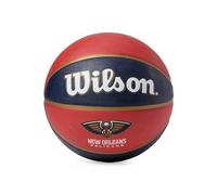 Wilson Ballon de basket NBA Team Tribute – New Orleans Pelicans, extérieur, caoutchouc, taille 7