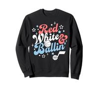 NBA Utah Jazz 4th of July Red White & Ballin' Sweatshirt
