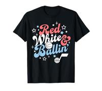NBA Utah Jazz 4th of July Red White & Ballin' T-Shirt