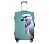 NBAGHPQ Cartoon Pigeon 4 Impression Double Face Élastique Protection Universel Valise Housse Unique Bagage Protecteur, Noir , L