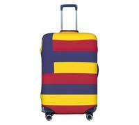 NBAGHPQ Drapeau du Royaume d'Hawaï Imprimé Double Face Élastique Protection Universel Valise Housse Unique Protection Bagages, Noir , XL