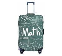 NBAGHPQ Formulas Shapes Theory Math Leçon Word Print Double Face élastique Protection universelle Valise Cover Unique Bagages Protector, Noir , S