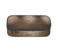 NBAGHPQ Grande trousse de rangement avec impression murale « Lights Hit The Brick » - Pour adolescents, étudiants, adultes