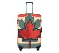 NBAGHPQ Housse de protection élastique double face avec motif drapeau du Canada rétro, Noir , M