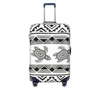 NBAGHPQ Housse de protection élastique double face Motif tortue ethnique, Noir , M