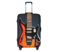 NBAGHPQ Housse de protection élastique double face pour valise de guitare électrique Orange, Noir , XL
