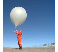 Nballoon Ballon météo géant professionnel 600 g pour enquête météo aérienne, vidéo de vacances, décoration de fête, jouets de divertissement, 600 cm, Blanc, 240 INCH
