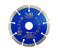 NBB Disque à tronçonner diamanté avec segment de 8 mm Disque diamanté universel durable Coupe à sec pour marbre granit brique céramique béton pierre à usage général (1,115 x 22,23 mm)
