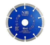 NBB Disque à tronçonner diamanté avec segment de 8 mm Disque diamanté universel durable Coupe à sec pour marbre granit brique céramique béton pierre à usage général (1,125 x 22,23 mm)