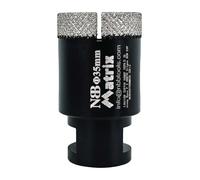 NBB Foret diamanté Fraise diamantée M14 disposée forme couronne diamantée Scie cloche diamant pour forage percer porcelaine carreaux céramique granit marbre humide sec meuleuse d'angle (35mm)