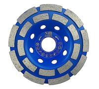 NBB Meule à coupe diamantée disque de meulage diamanté couteau de meulage Diamant lames à double rangée meulage usage général à sec sur granit marbre carreaux de céramique béton ciment (1,115 mm)