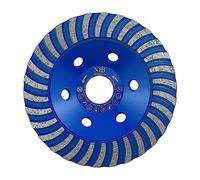 NBB Meule à coupe diamantée disque de meulage diamanté couteau Turbo de meulage Diamant meulage usage général à sec ou humide sur granit marbre carreaux de céramique béton ciment (1,115 mm)