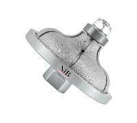 NBB Roue profilée diamantée fraise foret toupie diamant Meule de profil diamant avec capot en fer, profiler carreaux porcelaine céramique granit marbre pierre pour meuleuse d'angle (Ogée F30)