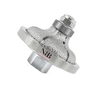 NBB Roue profilée diamantée fraise foret toupie diamant Meule de profil diamant avec capot en fer, profiler carreaux porcelaine céramique granit marbre pierre pour meuleuse d'angle (Ogée F20)