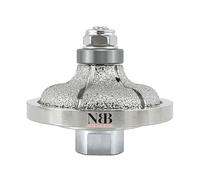 NBB Roue profilée diamantée, fraise foret toupie diamant, Roue de profil diamant, mèche pour profiler carreaux porcelaine céramique granit marbre pierre, pour meuleuse d'angle(Ogee F20)