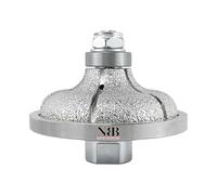 NBB Roue profilée diamantée, fraise foret toupie diamant, Roue de profil diamant, mèche pour profiler carreaux porcelaine céramique granit marbre pierre, pour meuleuse d'angle(Ogee F25)