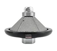 NBB Roue profilée diamantée, fraise foret toupie diamant, Roue de profil diamant, mèche pour profiler carreaux porcelaine céramique granit marbre pierre, pour meuleuse d'angle (E Bevel, E25)