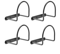NBBENG Lot de 4 supports muraux pour chapeaux de cowboy avec 4 ensembles de vis