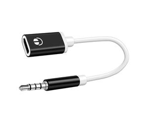 Nbbwwu Câble Adaptateur USB De Type C V-ers Prise Jack, Adaptateur pour Écouteurs De Type C, Câble Adaptate-ur À Embout Arrondi, Câ-ble Dongle USB C Audio Auxiliaire, Connexion Audio Compatible