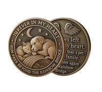 Nbbwwu Médaillon Commémoratif pour Animal - Médaillon Hommage Chat et Chien | Collection de Souvenirs Inspirants pour Réconfort Amitié Décoration Amis Sympathie