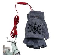 Nbbwwu Moufles chauffantes - Gants de cyclisme électriques à chauffage rapide USB - Accessoires tendance pour l'équitation, le ski, la pêche, la randonnée, la chasse, le snowboard, le cyclisme en
