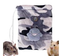 Nbbwwu Sac de couchage chaud pour hamster | Petit écureuil en flanelle chaude pour souris, chinchilla et serpents