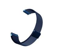 NBCNZCTSAS 12 14 15 16 18 20 22 23mm Bracelet de montre en maille Milan magnétique for hommes et femmes Bracelet de montre argent noir or rose or bleu(Blue,14mm)