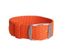NBCNZCTSAS 16mm 18mm 20mm 22mm couleur unie Perlon tissé Nylon bracelets de montre bracelet tissu tissé bracelet de montre bande boucle ceinture noir bleu(Orange,20mm)