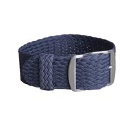 NBCNZCTSAS 16mm 18mm 20mm 22mm couleur unie Perlon tissé Nylon bracelets de montre bracelet tissu tissé bracelet de montre bande boucle ceinture noir bleu(A,18mm)