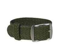 NBCNZCTSAS 16mm 18mm 20mm 22mm couleur unie Perlon tissé Nylon bracelets de montre bracelet tissu tissé bracelet de montre bande boucle ceinture noir bleu(Grn,20mm)