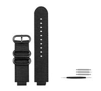 NBCNZCTSAS 16mm Fit for casio ga900 ga700 GA-110 GA-100 GA-120 Bracelet de montre respirant Fit for bracelet de montre en nylon Fit For G-SHOCK Bracelet for boucle en acier inoxydable(Black black buck