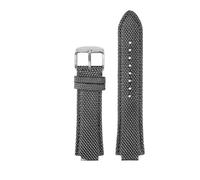 NBCNZCTSAS 1853 adapté for Tissot montre for hommes Super Player PRX série T137.410 bracelet de montre en nylon modifié 26-12mm bracelet de montre for bouche convexe(Gray silver pin)