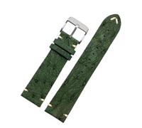 NBCNZCTSAS 20 22 mm Bracelet for Rolex Fit for Seiko Noir Vert Fit for Water Ghost Fit for Tissot Fit for Omega Fit for Bracelet de montre en cuir d'autruche Bracelets de montre for hommes et femmes(A