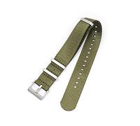 NBCNZCTSAS 20 mm 22 mm 24 mm ceinture de sécurité en nylon OTAN STRAP MILIAT MILITY WORD Band Remplacement STRACS ASSIR for Omega Fit for James Fit for Bond 007(Army,20mm)
