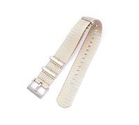 NBCNZCTSAS 20 mm 22 mm 24 mm ceinture de sécurité en nylon OTAN STRAP MILIAT MILITY WORD Band Remplacement STRACS ASSIR for Omega Fit for James Fit for Bond 007(Khaki,24mm)