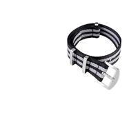 NBCNZCTSAS 20mm 22mm bleu foncé gris kaki bracelet en nylon bande hommes ajustement for Omega ajustement for hippocampe ajustement for mido ajustement for Casio ajustement for Seiko NO 5 Samsung Galax