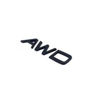 NBCNZCTSAS Autocollant d'insigne d'emblème de Logo 3D AWD B5 T4 T5 T6, autocollant de voiture adapté for Volvo XC60, lettres de coffre de voiture Automobile, autocollant arrière de voiture(Glossy blac