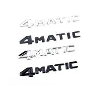 NBCNZCTSAS Badge d'emblème de Coffre de Voiture for Logo 3D 4MATIC adapté for Mercedes AMG ECS GLC GLA GLS CLA W204 W205 W212 X156 4 Matic, Accessoires Autocollants(Silver Convex)