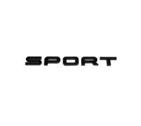 NBCNZCTSAS Badges Autocollants 3D ABS Lettres Sport suralimentés HSE Si4 SDV6 SDV8, emblème de Coffre de Voiture, adaptés for la découverte de l'autobiographie Range Rover(Glossy Black)