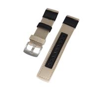 NBCNZCTSAS Bande en cuir de nylon épaisse adaptée for Samsung Fit for TiCweat Ajuster for Huawei for Amazfit 20mm 22mm Ajustez-vous for la jeeep Motif Livraison rapide Bracelet(5,SILVER BUCKLE_20MM)