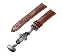 NBCNZCTSAS Bandeau en cuir for bandes de fermoir Bracelet Croco Ajustez for Pulseira Regarder dimensionné en 14 16 18 19 20 21 22 24 mm(Purple Green,18mm)