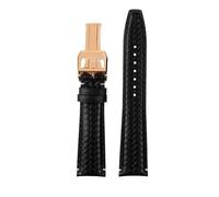NBCNZCTSAS Bracelet 20/21/22 mm for montre IWC, compatible for le calendrier perpétuel portugais IW503312, IW371614, montre en cuir.(B-black-rose gold,21mm)