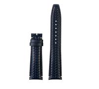 NBCNZCTSAS Bracelet 20/21/22 mm for montre IWC, compatible for le calendrier perpétuel portugais IW503312, IW371614, montre en cuir.(Blue-no bucke,22mm)