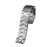 NBCNZCTSAS Bracelet de montre en acier inoxydable en métal for Swatch YGS749G YCS Yas YGS IRONY céramique hommes femmes montre Bracelet de chaîne 17mm 19mm 21mm(SWQ-G21-silver,17mm)