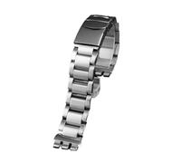 NBCNZCTSAS Bracelet de montre en acier inoxydable en métal for Swatch YGS749G YCS Yas YGS IRONY céramique hommes femmes montre Bracelet de chaîne 17mm 19mm 21mm(SWQ-G19-silver,19mm)